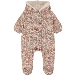 Louise Misha Drisella Baby Snowsuit Cream Savage Garden
