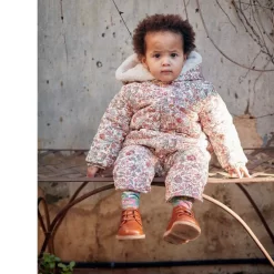 Louise Misha Drisella Baby Snowsuit Cream Savage Garden -PETIT BATEAU Store 1024x1024 3577