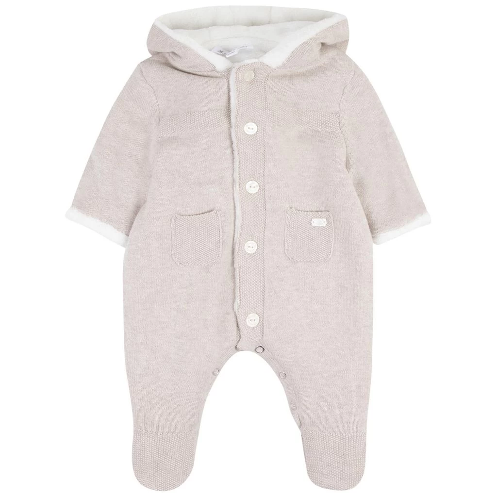 TARTINE ET CHOCOLAT Baby Coverall Beige 1 TARTINE ET CHOCOLAT Baby Coverall Beige