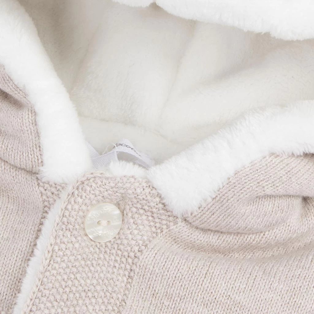 TARTINE ET CHOCOLAT Baby Coverall Beige 3 TARTINE ET CHOCOLAT Baby Coverall Beige - Image 3