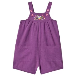 Frugi Peggy Corduroy Overalls Amethyst/Finch Floral