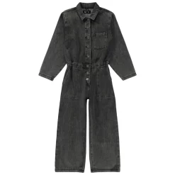 Molo Angie Denim Jumpsuit Washed Grey