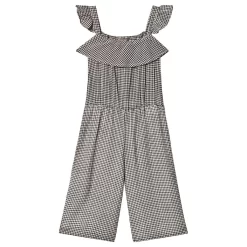 Gingham Jumpsuit Vichy Noir