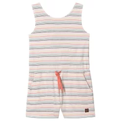 Carrement Beau Multi Stripe Jersey Romper Pale Pink