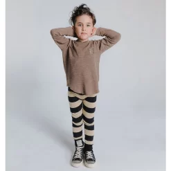 Wonderland Branded Striped Leggings Black/Mocha -PETIT BATEAU Store 1024x1024 3773