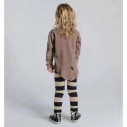 Wonderland Branded Striped Leggings Black/Mocha -PETIT BATEAU Store 1024x1024 3774