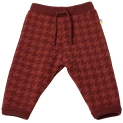 Joha Houndstooth Pants Bordeaux
