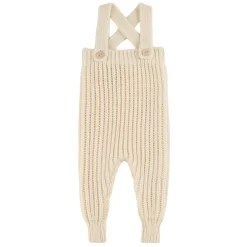Knitted Overalls Ecru
