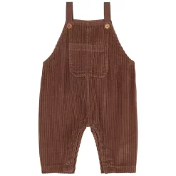 Overalls In Corduroy Brown
