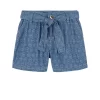 Michael Kors MK Logo Chambray Shorts Blue