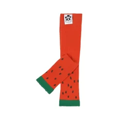 Mini Rodini Footless Tights Red