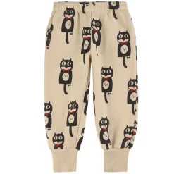 Bobo Choses Cat O'Clock Sweatpants Beige