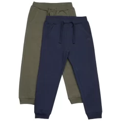 Minymo 2-Pack Sweatpants Olive Night