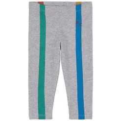 Bobo Choses Striped Leggings Gray