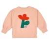 Bobo Choses Sweatshirt With Flower Print Light Pink
