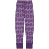 Småfolk Retro Apple Printed Leggings Purple