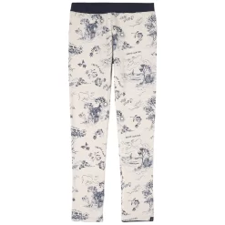 Ikks Toile De Jouy Reversible Leggings Navy