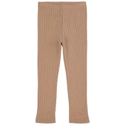 Ribbed Leggings Camel