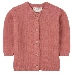 Fixoni Knit Cardigan Dusty Rose