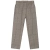 BONPOINT Fetiche Checked Pants Chocolate