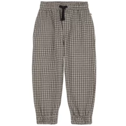 Gingham Pants Light Gray