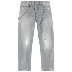 DSQUARED2 Twist Fit Jeans Gray