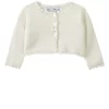 TARTINE ET CHOCOLAT Knit Cardigan White