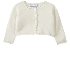 TARTINE ET CHOCOLAT Knit Cardigan White
