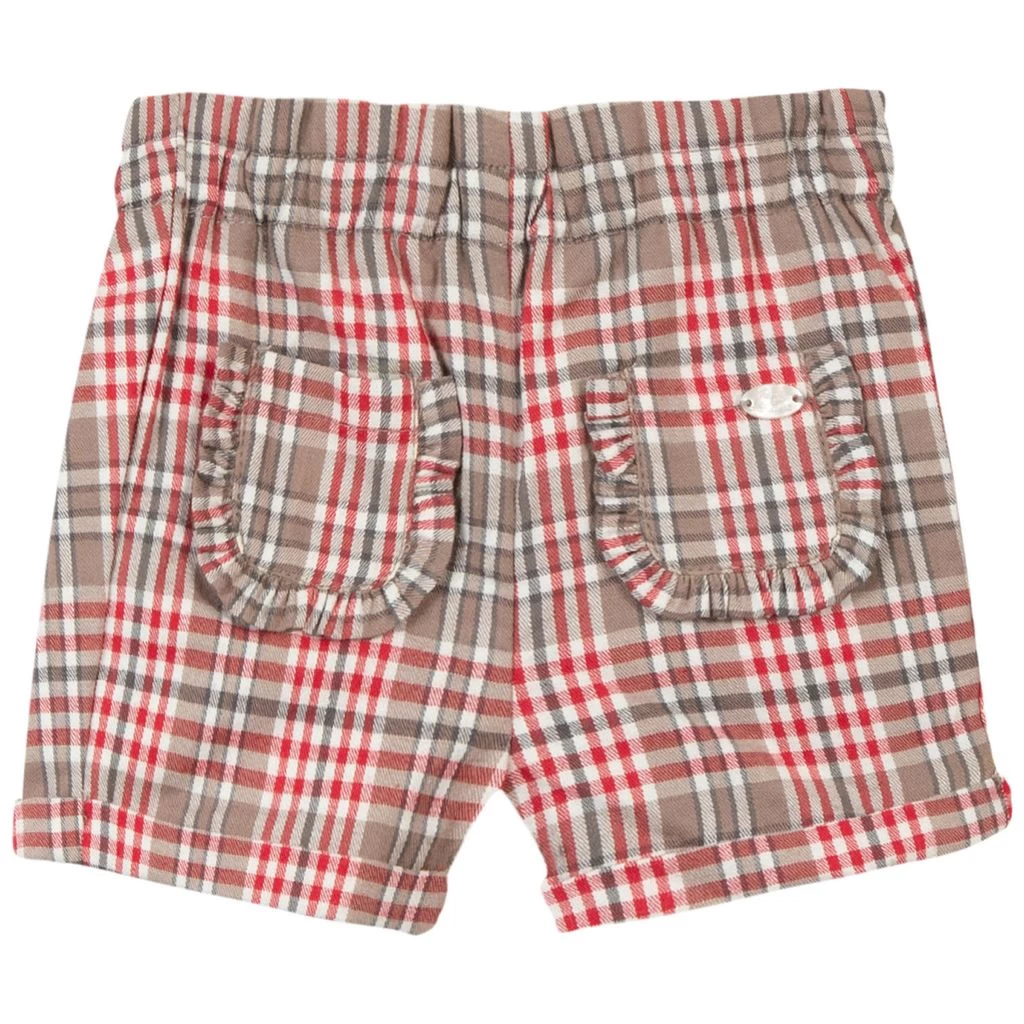 TARTINE ET CHOCOLAT Checked Shorts Beige Rose 2 TARTINE ET CHOCOLAT Checked Shorts Beige Rose - Image 2