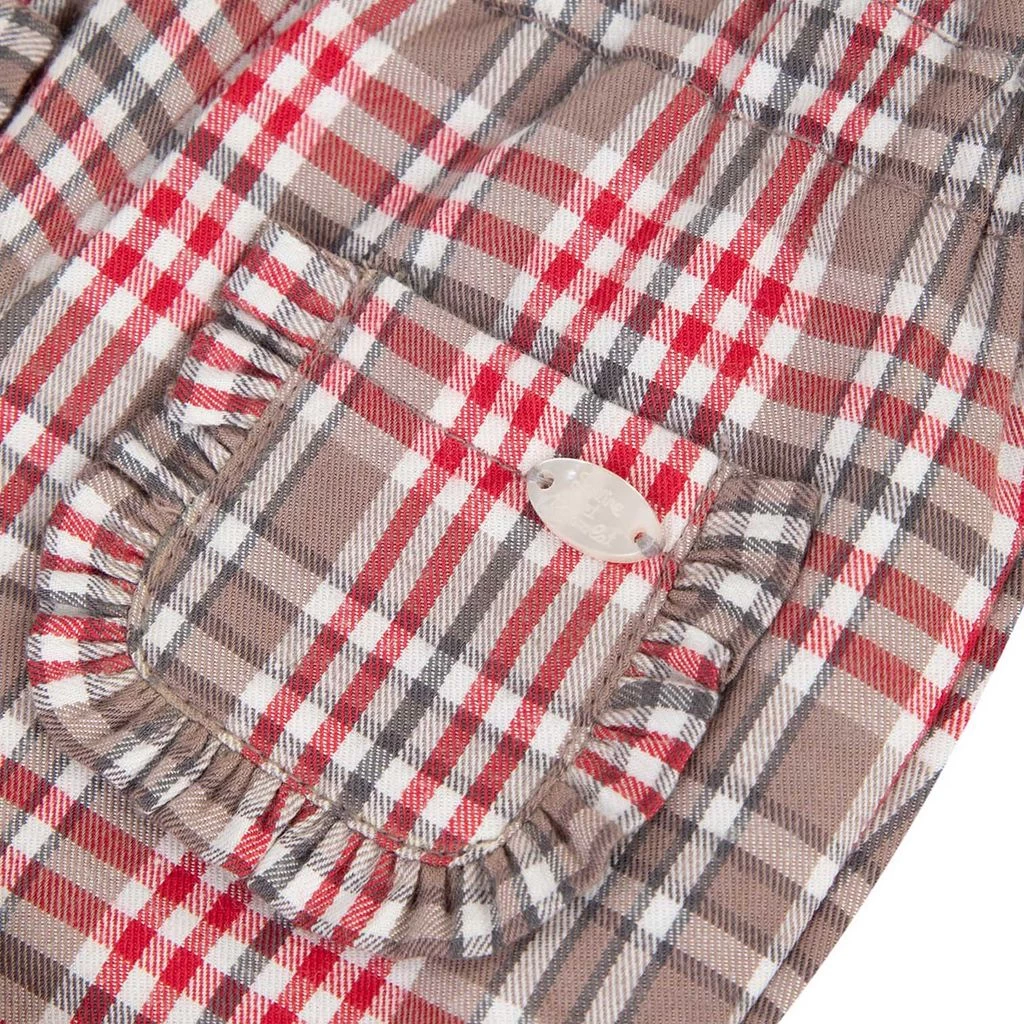 TARTINE ET CHOCOLAT Checked Shorts Beige Rose 3 TARTINE ET CHOCOLAT Checked Shorts Beige Rose - Image 3