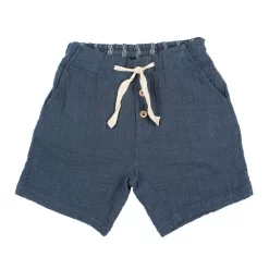 Muslin Bermuda Shorts Midnight