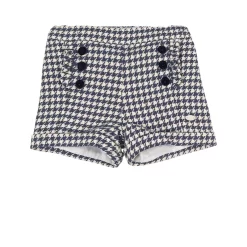 TARTINE ET CHOCOLAT Houndstooth Shorts Blue