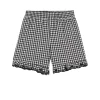 Monnalisa Gingham Shorts Black
