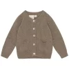 Juno Cardigan Taupe Melange