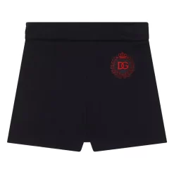 Dolce & Gabbana Branded Shorts Black