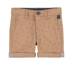 Ikks Printed Bermuda Shorts Brown