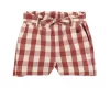PETIT BATEAU Checked Shorts Red