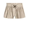 DKNY Pleated Shorts Gold