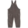 Corduroy Overalls Gray