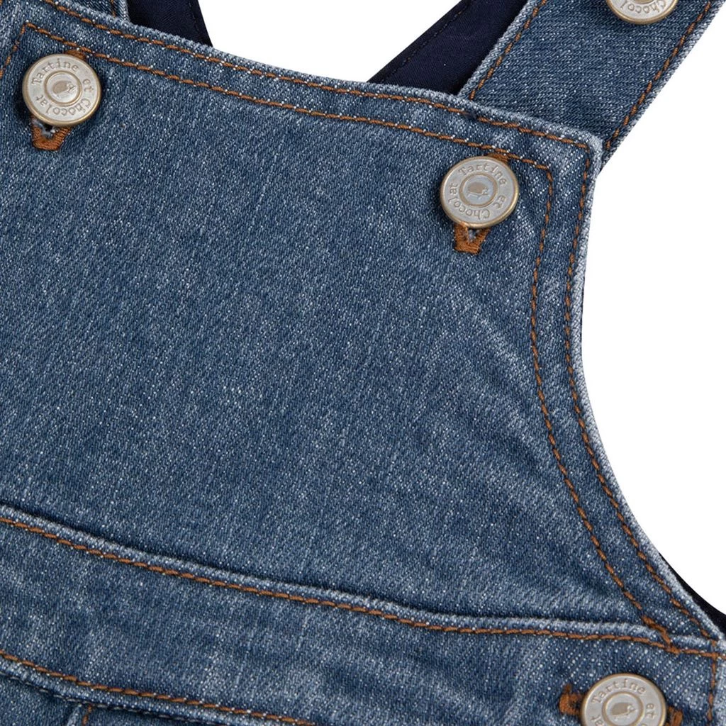 TARTINE ET CHOCOLAT Overalls Indigo 3 TARTINE ET CHOCOLAT Overalls Indigo - Image 3