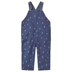 Frugi Little Tom Anchor Overalls Navy