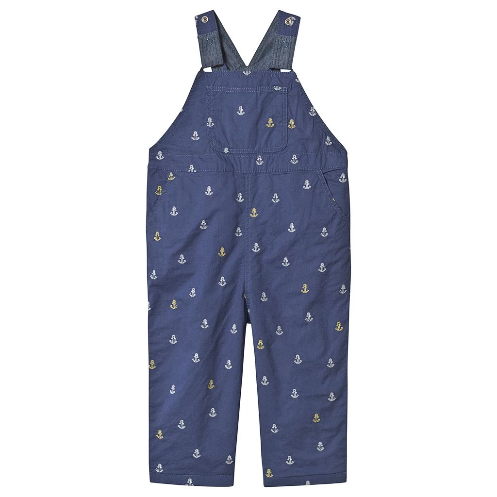 Frugi Little Tom Anchor Overalls Navy 1 Frugi Little Tom Anchor Overalls Navy