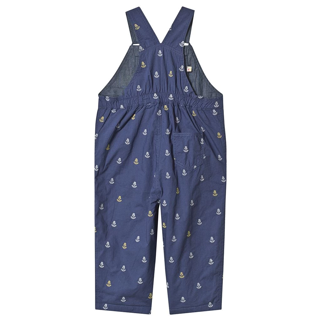 Frugi Little Tom Anchor Overalls Navy 4 Frugi Little Tom Anchor Overalls Navy - Image 4