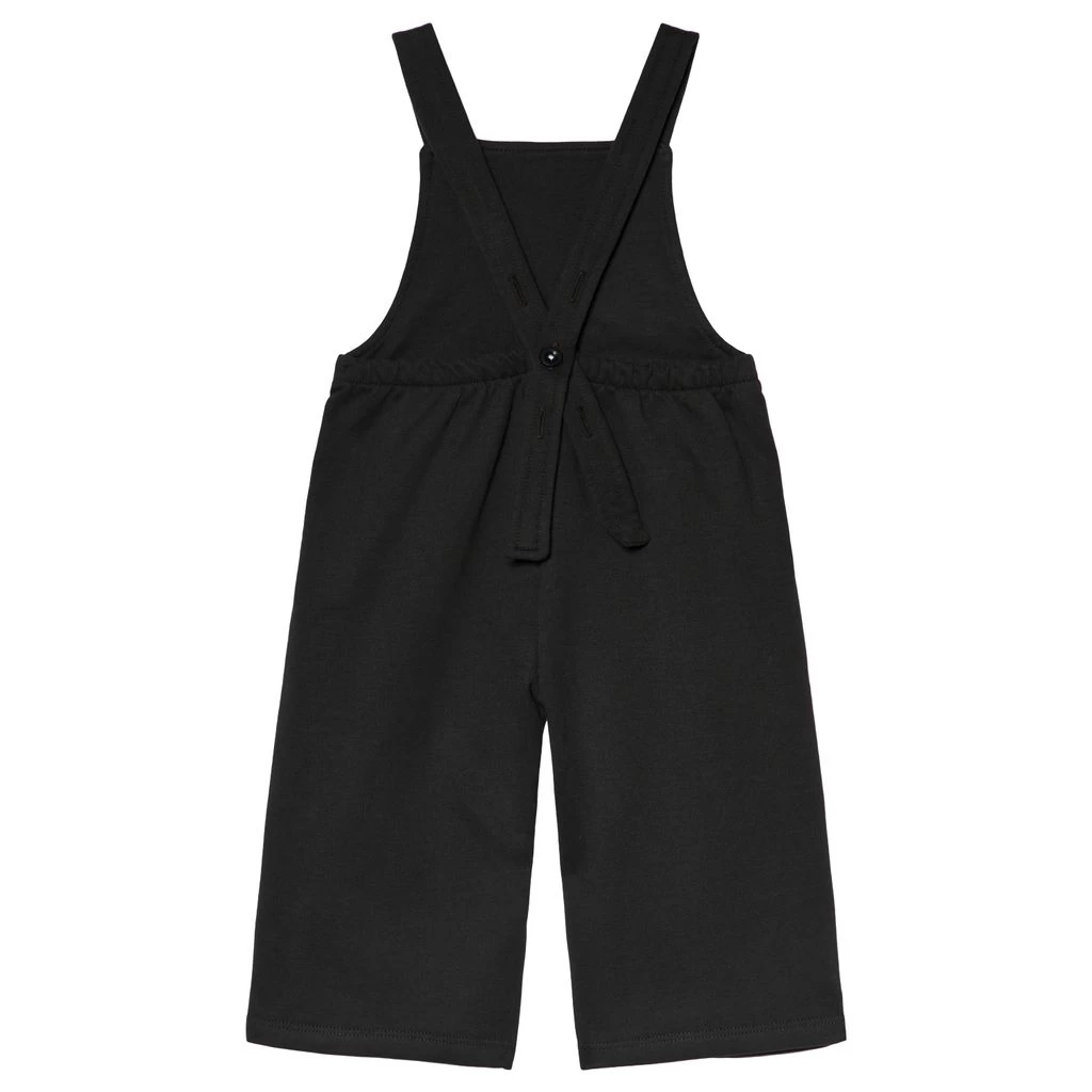 Pleated Overalls Nearly Black 3 Pleated Overalls Nearly Black - Image 3