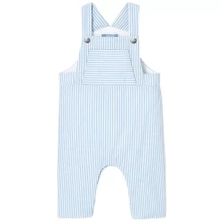 Jacadi Stripe Overalls Blue