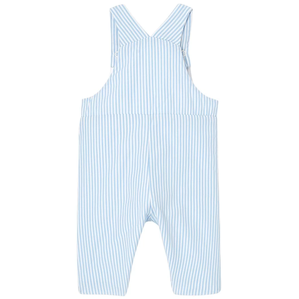 Jacadi Stripe Overalls Blue 2 Jacadi Stripe Overalls Blue - Image 2