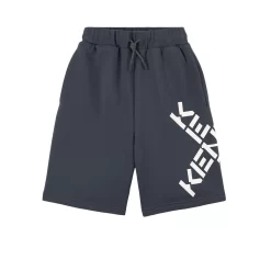 Kenzo Logo Sweatshorts Charcoal