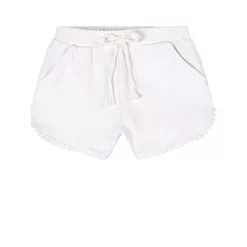 Mayoral Chenille Shorts White