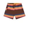 Mini Rodini Striped Sweatshorts Brown