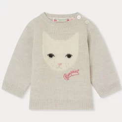 BONPOINT Almire Knit Sweater Gray